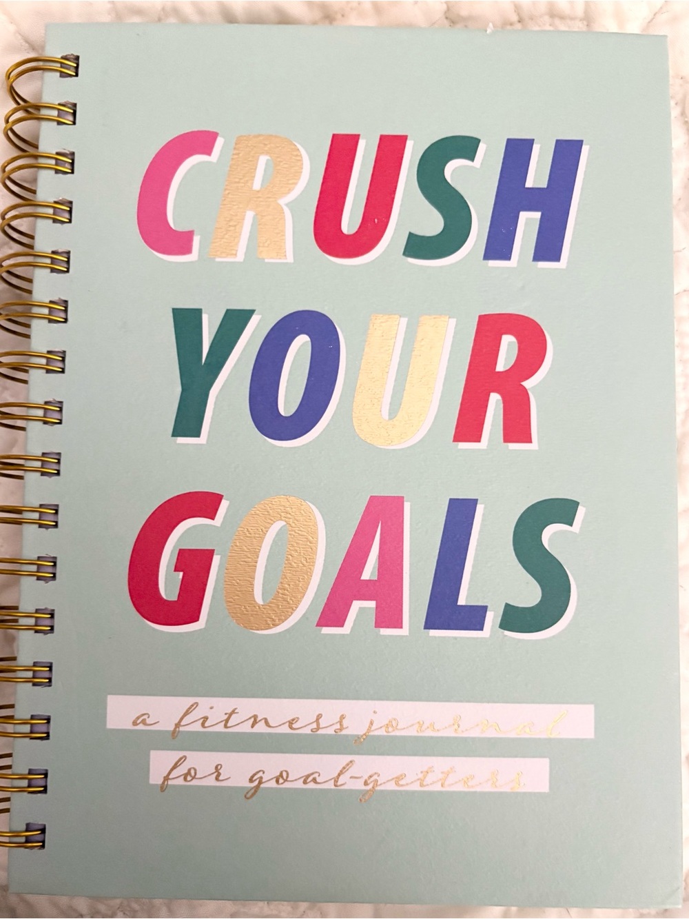 CRUSH YOUR GOALS - A Fitness Journal for Goal Getters⭐️NWT⭐️